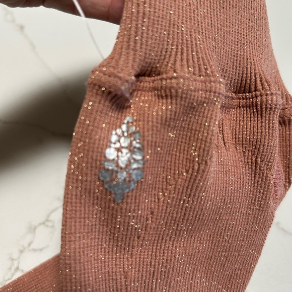 FP Movement by Free People Glitter Metallic Leggings Free People Size Small - Picture 7 of 7